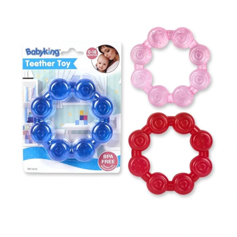 WATER-FILLED ROUND TEETHER ASSORTED